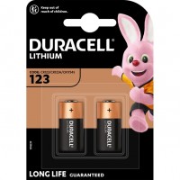 Duracell CR123 ličio baterijos 2 vnt.
