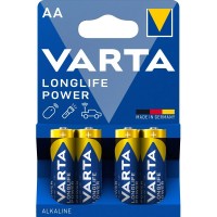 Varta AA Longlife Power LR6 šarminės baterijos 4 vnt.