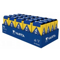 Varta 9V Industrial Pro  (4022) šarminės baterijos 20 vnt.