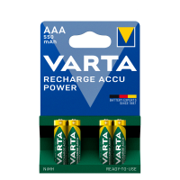 Varta AAA Recharge ACCU Power 550mAh (56743) R2U pakraunamos baterijos 4 vnt.