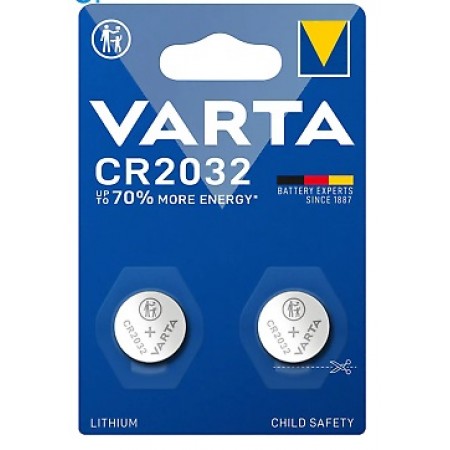Varta CR2032 (6032) monetinės ličio baterijos 2 vnt.