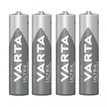  Varta AAA Ultra Lithium (6103) baterijos 4 vnt.
