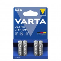  Varta AAA Ultra Lithium (6103) baterijos 4 vnt.