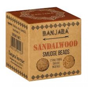 Banjara smilkalų karoliukai – Sandalwood