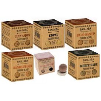 Banjara smilkalų karoliukai – Cinnamon