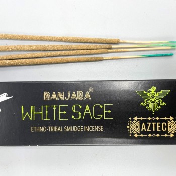 Banjara Tribal smilkalų lazdelės - White Sage