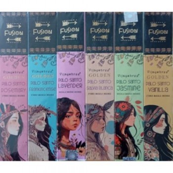 Golden Palo Santo and White Sage smilkalų lazdelės