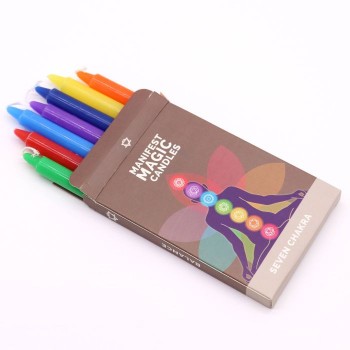 Seven Chakra Manifest žvakės (7 vnt) Ancient Wisdom