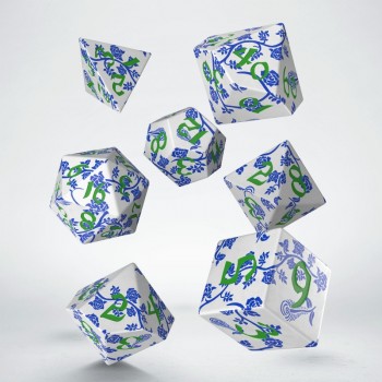 Full Art Dice™ Porcelain kauliukų rinkinys Q-WORKSHOP