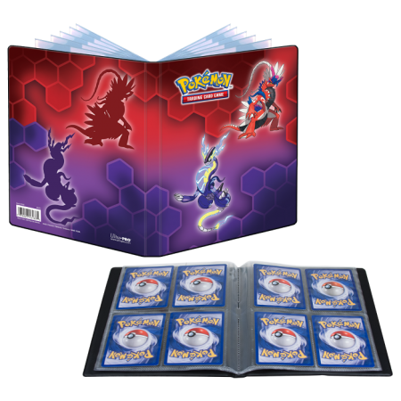 Koraidon & Miraidon 4 kišenių albumas Pokémon kortelėms Ultra Pro