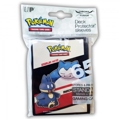 Snorlax and Munchlax Standard apsauginės kortų įmautės (65 kortoms) Pokémon Ultra Pro