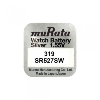 Murata 319 SR527SW sidabro oksido baterijos 10 vnt.