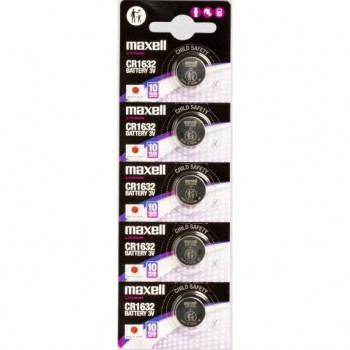 Maxell CR1632 Ličio baterijos 5 vnt.