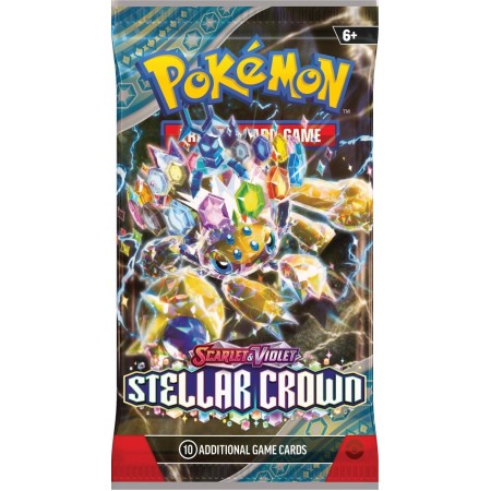 Pokémon Scarlet & Violet: Stellar Crown Booster papildymas (10 kortų) (anglų k.)