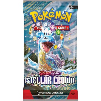 Pokémon Scarlet & Violet: Stellar Crown Booster papildymas (10 kortų) (anglų k.)