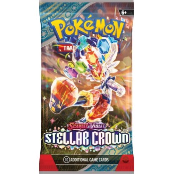 Pokémon Scarlet & Violet: Stellar Crown Booster papildymas (10 kortų) (anglų k.)