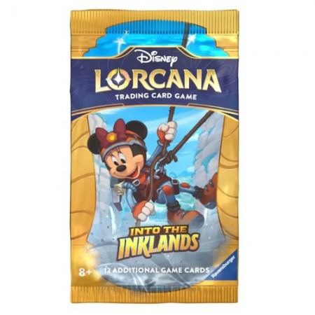 Disney Lorcana Into the Inklands Booster kortų papildymas (12 kortų) (anglų k.)