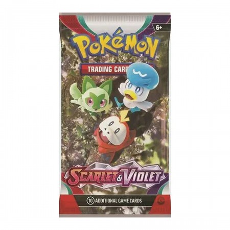 Pokémon Scarlet & Violet: Base Set Booster papildymas (10 kortų) (anglų k.)
