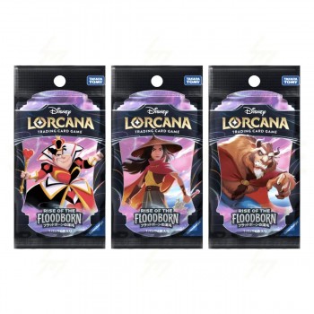 Disney Lorcana Rise of the Floodborn Booster kortų papildymas (6 kortos) (japonų k.)