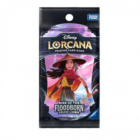 Disney Lorcana Rise of the Floodborn Booster kortų papildymas (6 kortos) (japonų k.)