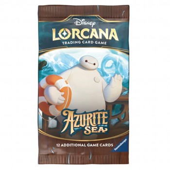 Disney Lorcana Azurite Sea Booster kortų papildymas (12 kortų) (anglų k.)