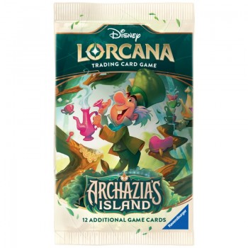 Disney Lorcana Archazia's Island Booster kortų papildymas (12 kortų) (anglų k.)