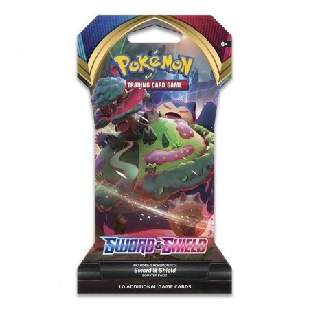 Pokemon Sword & Shield Sleeved Booster papildymas (10 kortų) (anglų k.)