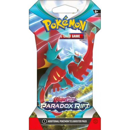 Pokemon Scarlet & Violet: Paradox Rift Sleeved Booster papildymas (10 kortų) (anglų k.)