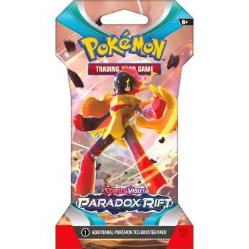 Pokemon Scarlet & Violet: Paradox Rift Sleeved Booster papildymas (10 kortų) (anglų k.)