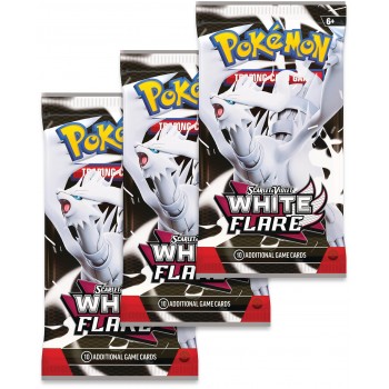 Pokemon Scarlet & Violet: White Flare (Gothitelle) Tech Sticker kolekcijos rinkinys (anglų k.)
