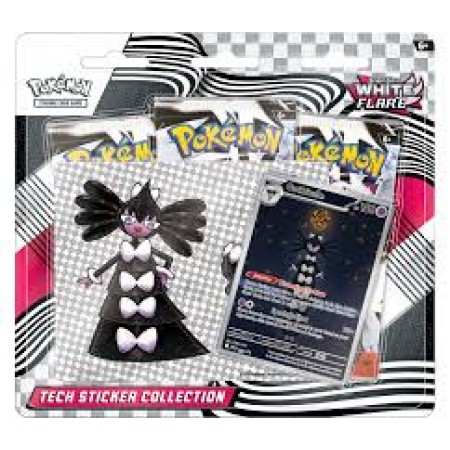 Pokemon Scarlet & Violet: White Flare (Gothitelle) Tech Sticker kolekcijos rinkinys (anglų k.)