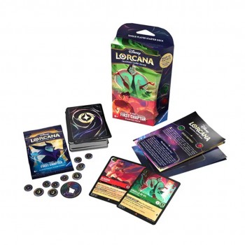 Disney Lorcana: The First Chapter - Emerald Ruby Starter kaladė (60 kortų) (anglų k.)