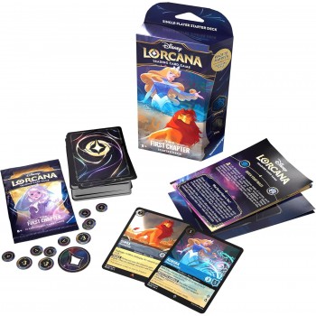 Disney Lorcana: The First Chapter - Sapphire Steel Starter kaladė (60 kortų) (anglų k.)