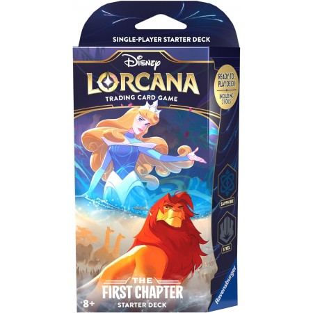Disney Lorcana: The First Chapter - Sapphire Steel Starter kaladė (60 kortų) (anglų k.)