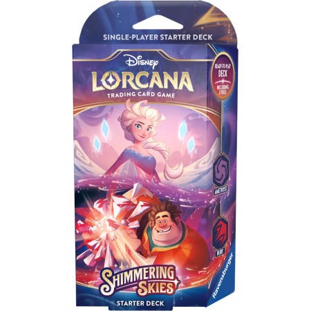 Disney Lorcana: The First Chapter - Elsa Ralph pradedančiųjų rinkinys (60 kortų) (anglų k.)