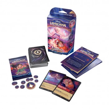 Disney Lorcana: The First Chapter - Elsa Ralph pradedančiųjų rinkinys (60 kortų) (anglų k.)