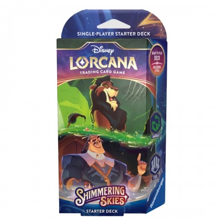 Disney Lorcana: The First Chapter - Scar Kronk pradedančiųjų rinkinys (60 kortų) (anglų k.)