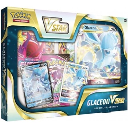 Pokemon Sword & Shield: Glaceon VSTAR Special Collection dėžė (anglų k.)