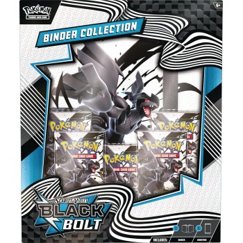Pokemon Scarlet & Violet: Black Bolt Binder kolekcijos rinkinys (anglų k.)