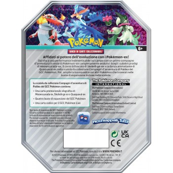 Pokemon Scarlet & Violet: Paldea Partners Skardinė dėžutė - Meowscarada ex