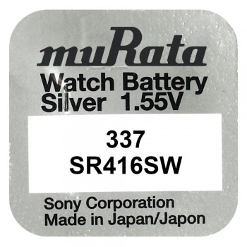 Murata 337 (SR416SW) sidabro oksido laikrodžių baterijos 10 vnt.