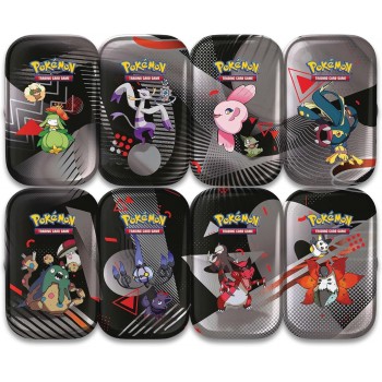 Pokemon Scarlet & Violet: Black Bolt & White Flare - Unova Mini metalinė dėžutė (anglų k.)