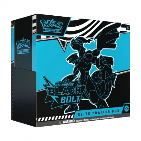 Pokémon Scarlet & Violet: Black Bolt Elite Trainer Box (ETB) rinkinys (anglų k.) Pokémon Scarlet & Violet: Black Bolt Elite Trainer Box (ETB) rinkinys (anglų k.)