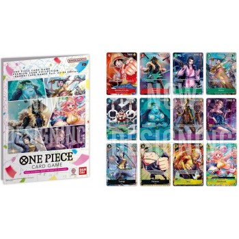 One Piece Bandai Card Games Fest 23-24  Edition Premium kortų kolekcija (12 kortelių)