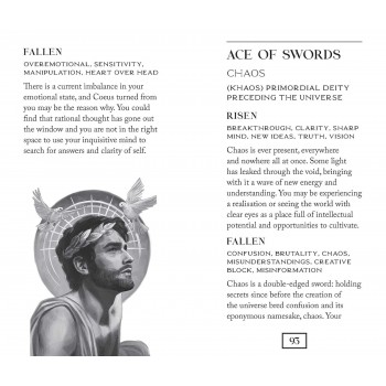 Mythos Taro kortos kišeninis leidimas metalinėje dėžutėje Rockpool Publishing