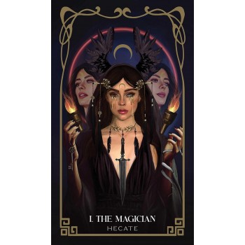 Mythos Taro kortos kišeninis leidimas metalinėje dėžutėje Rockpool Publishing