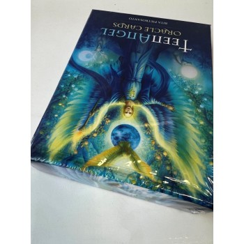 Kosmetinis defektas TeenAngel Oracle Cards taro kortos Blue Angel