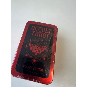 Kosmetinis defektas Occult Tarot Pocket kortos metalinėje dėžutėje Rockpool Kosmetinis defektas Occult Tarot Pocket kortos metalinėje dėžutėje Rockpool