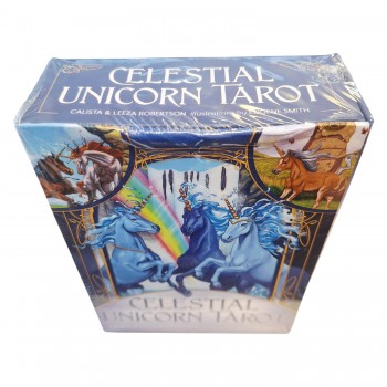 Kosmetinis defektas Celestial Unicorn Taro kortos Llewellyn