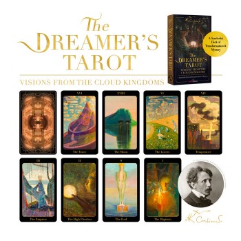 M.K.Čiurlionis: taro kortos „Vizijos iš debesų karalysčių“ + knygelė 7 kalbomis